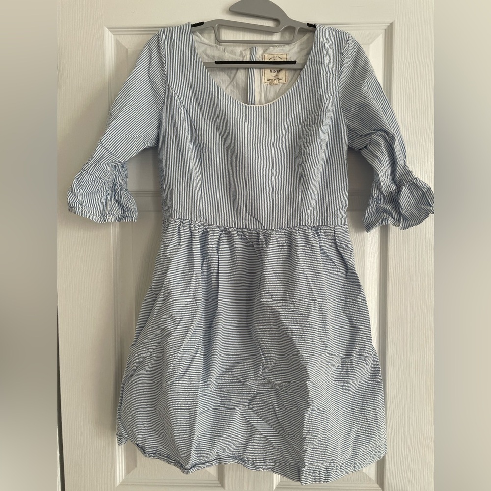 Hope & Henry organic bell sleeve dress womens size 4